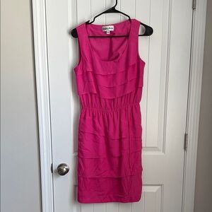Danny & Nicole Pink Midi Dress